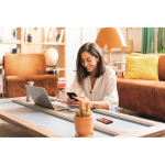 Magnetisches kabelloses Schnellladegerät mit externer Batterie, 15 W Stimmungsbild 2 zweite Ansicht