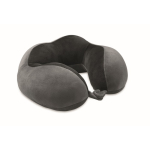 Reisekissen aus Schaumstoff mit ergonomischer Nackenstütze farbe dunkelgrau achte Ansicht