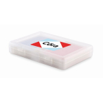 2er-Set mit je 54 Spielkarten in transparenter Hülle farbe transparent Hauptansicht zweite Ansicht