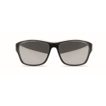 Sport-Sonnenbrille mit verspiegelten Gläsern und farbigen Details farbe weiß zweite Ansicht