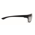 Sport-Sonnenbrille mit verspiegelten Gläsern und farbigen Details farbe weiß dritte Ansicht