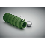 Faltbare Silikonflasche mit Karabiner 500 ml
