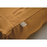 Rolltop-Rucksack aus recycelter Baumwolle mit Reißverschluss fünftes Detailbild