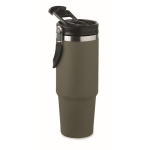 Doppelwandiger Becher mit Halm, Trinköffnung und Tragegriff, 850 ml zweite Ansicht