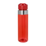 Wasserflasche aus Tritan mit klappbarem Mundstück, 650 ml farbe rot zweite Vorderansicht