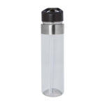 Wasserflasche aus Tritan mit klappbarem Mundstück, 650 ml farbe transparent zweite Vorderansicht