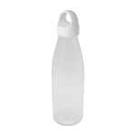 Wasserflasche aus recyceltem Kunststoff mit Tragegriff, 800 ml farbe transparent zweite Ansicht