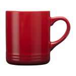 Keramiktasse mit Farbverlaufseffekt mit Logo, 330 ml farbe rot zweite Vorderansicht