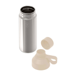 Trinkflasche aus recycelten Materialien mit Becher, 620 ml, Ocean Bottle farbe sandbraun vierte Ansicht