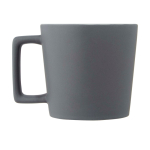 Matte Keramiktasse mit quadratischem Griff, 370 ml zweite Seitenansicht