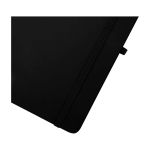 Notizbuch mit Hardcover und Soft-Touch-Umschlag, A6 liniert farbe schwarz Detailansicht 1