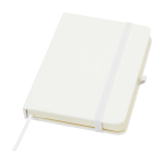Notizbuch mit Hardcover und Soft-Touch-Umschlag, A6 liniert farbe weiß