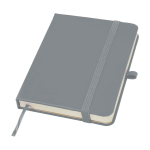 Notizbuch mit Hardcover und Soft-Touch-Umschlag, A6 liniert farbe grau