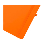 Notizbuch mit Hardcover und Soft-Touch-Umschlag, A6 liniert farbe orange Detailansicht 1