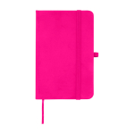 Notizbuch mit Hardcover und Soft-Touch-Umschlag, A6 liniert farbe rosa zweite Vorderansicht