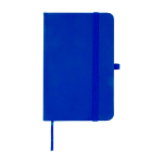 Notizbuch mit Hardcover und Soft-Touch-Umschlag, A6 liniert farbe köngisblau zweite Vorderansicht