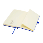 Notizbuch mit Hardcover und Soft-Touch-Umschlag, A6 liniert farbe köngisblau dritte Ansicht