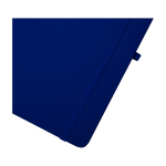 Notizbuch mit Hardcover und Soft-Touch-Umschlag, A6 liniert farbe marineblau Detailansicht 1