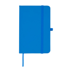 Notizbuch mit Hardcover und Soft-Touch-Umschlag, A6 liniert farbe hellblau zweite Vorderansicht