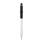 Eleganter Kuli aus recyceltem Plastik, blaue Tinte farbe schwarz