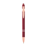 Kuli aus recyceltem Alu in Roségold, blaue Tinte farbe bordeaux