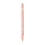 Kuli aus recyceltem Alu in Roségold, blaue Tinte farbe pastellrose