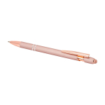 Kuli aus recyceltem Alu in Roségold, blaue Tinte farbe pastellrose zweite Ansicht