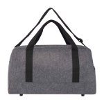 Mehrzwecktasche aus hochwertigem recyceltem Filz mit Riemen farbe dunkelgrau zweite Rückansicht