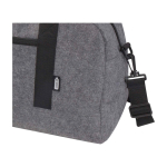Mehrzwecktasche aus hochwertigem recyceltem Filz mit Riemen farbe dunkelgrau Detailansicht 1