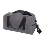 Mehrzwecktasche aus hochwertigem recyceltem Filz mit Riemen farbe dunkelgrau zweite Ansicht