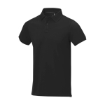 Herren-Poloshirt aus Piqué-Baumwolle, 200 g/m2, Elevate Life farbe schwarz