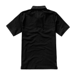 Herren-Poloshirt aus Piqué-Baumwolle, 200 g/m2, Elevate Life farbe schwarz flache Ansicht