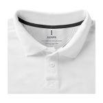 Herren-Poloshirt aus Piqué-Baumwolle, 200 g/m2, Elevate Life farbe weiß
