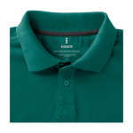 Herren-Poloshirt aus Piqué-Baumwolle, 200 g/m2, Elevate Life farbe dunkelgrün