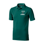 Herren-Poloshirt aus Piqué-Baumwolle, 200 g/m2, Elevate Life farbe dunkelgrün