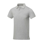 Herren-Poloshirt aus Piqué-Baumwolle, 200 g/m2, Elevate Life farbe hellgrau