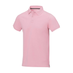 Herren-Poloshirt aus Piqué-Baumwolle, 200 g/m2, Elevate Life farbe hellrosa