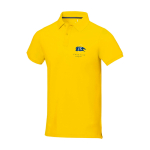 Herren-Poloshirt aus Piqué-Baumwolle, 200 g/m2, Elevate Life Ansicht mit Siebdruck