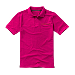Herren-Poloshirt aus Piqué-Baumwolle, 200 g/m2, Elevate Life Ansicht mit Siebdruck