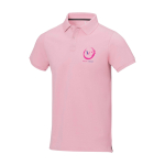 Herren-Poloshirt aus Piqué-Baumwolle, 200 g/m2, Elevate Life Ansicht mit Siebdruck