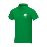 Herren-Poloshirt aus Piqué-Baumwolle, 200 g/m2, Elevate Life Ansicht mit Siebdruck