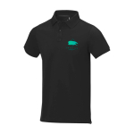 Herren-Poloshirt aus Piqué-Baumwolle, 200 g/m2, Elevate Life Ansicht mit Siebdruck