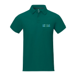 Herren-Poloshirt aus Piqué-Baumwolle, 200 g/m2, Elevate Life Ansicht mit Druckbereich