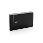 Reiseetui aus recycelten Materialien mit 3-in-1-Ladefunktion farbe schwarz zweite Ansicht mit Box