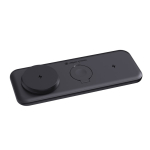 3-in-1-Magnetladegerät mit kabelloser Ladefunktion, 15 W farbe schwarz vierte Ansicht
