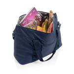 XL-Kühltasche aus RPET mit 2 Griffen und Schultergurt, 30 L farbe marineblau fünfte Ansicht