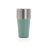Tropffreier Thermobecher aus recyceltem Edelstahl, 500 ml farbe grün dritte Ansicht
