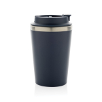 Ökologische doppelwandige Thermotasse mit Deckel, 350 ml farbe blau fünfte Ansicht