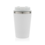 Ökologische doppelwandige Thermotasse mit Deckel, 350 ml farbe weiß dritte Ansicht
