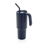 Tropffreier Thermobecher aus recyceltem Edelstahl, 900 ml farbe marineblau